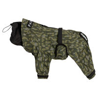 Produktbild von PAIKKA Hunde Regen Overall Rain Suit wasserdicht grün Rückenlänge 80 cm