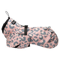 Produktbild von PAIKKA Hunde Regenmantel Visibility Raincoat Pink Leopard reflektierend