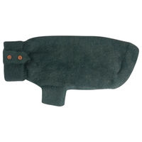 Produktbild von PAIKKA Hunde Strickpullover Furry aus Wolle grün Rückenlänge 45 cm