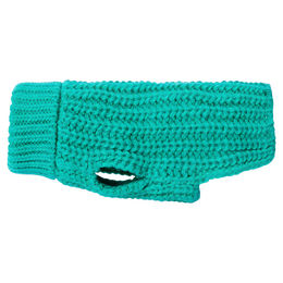 Produktbild von PAIKKA Hunde Strickpullover Knit Sweater Grün Rückenlänge 35 cm