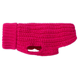 Produktbild von PAIKKA Hunde Strickpullover Knit Sweater Rosa Rückenlänge 35 cm