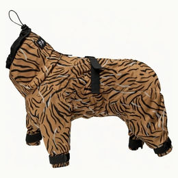 PAIKKA Hunde Winter Overall Winter Suit Haselnussbraun Rückenlänge 60 cm – Bild 1 von 1