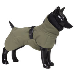 Produktbild von PAIKKA Hunde Winterjacke Visibility grün wasserdicht mit Baumwolle Rückenlänge 65 cm