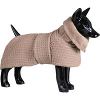 Produktbild von PAIKKA Hundebademantel Drying Coat Spa Grau Größe 35 wasserabweisend aus Polyester