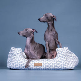 Produktbild von PAIKKA Hundebett Treasure Blau Stoff 110 cm x 80 cm