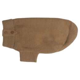 Produktbild von PAIKKA Hundepullover Furry aus Wolle braun Rückenlänge 30 cm