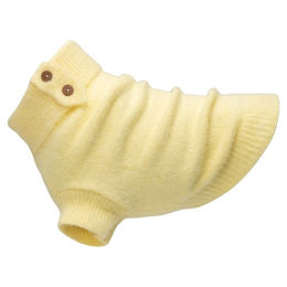 PAIKKA Hundepullover Furry Knit bananengelb Rückenlänge 45 cm – Bild 1 von 1