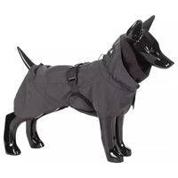 Produktbild von PAIKKA Hunderegenmantel Visibility Raincoat wasserdicht reflektierend grau schwarz Größe 20
