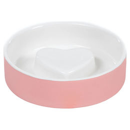PAIKKA Slow Feeder Anti-Schlingnapf aus Keramik Rosa Größe M - 0,75 l – Bild 1 von 2