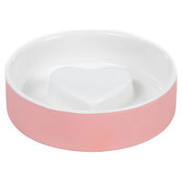 Produktbild von PAIKKA Slow Feeder Anti-Schlingnapf aus Keramik Rosa Größe XS