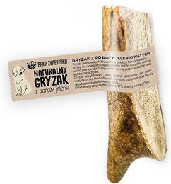 Produktbild von PAKA ZWIERZAKA Hirschgeweih Naturkauartikel für Hunde Junior Soft S 8-9 cm zur Zahnpflege - 35 g