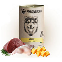 Produktbild von PAKA ZWIERZAKA Hundefutter Kaninchen und Wildschwein mit Stückchen in Sauce 400 g - 400 g