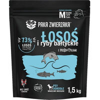 Produktbild von PAKA ZWIERZAKA Hundefutter Lachs und Ostsee Fisch für Adult Getreidefrei und Hypoallergen 1.5kg - 1,5 kg