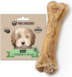 Produktbild von PAKA ZWIERZAKA Kauknochen aus Rind und Strauß XL 17 cm