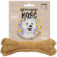 Produktbild von PAKA ZWIERZAKA Kauknochen Kaninchen und Mango ohne Farb- und Aromastoffe sowie Konservierungsstoffe 13,5 cm - 13,5 cm