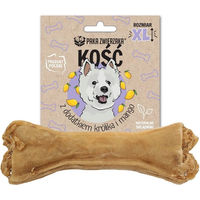 Produktbild von PAKA ZWIERZAKA Kauknochen Kaninchen und Rind XL 17 cm mit hohem Fleischanteil - 17 cm
