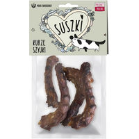 Produktbild von PAKA ZWIERZAKA Kausnack Getrocknete Hühnerhälse Monoprotein 100 g - 100 g