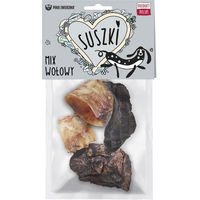 Produktbild von PAKA ZWIERZAKA Kausnack Getrockneter Rindfleisch-Mix für alle Altersstufen 100 g - 100 g