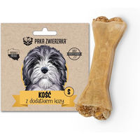 Produktbild von PAKA ZWIERZAKA Kausnack Knochen mit Ziegenfleisch 10 cm ohne Farb- und Aromastoffe - 35 g