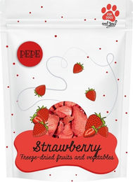 Produktbild von PAKA ZWIERZAKA PEPE Gefriergetrocknete Erdbeeren Hundensnack ohne tierisches Protein 20 g - 20 g