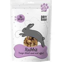 Produktbild von PAKA ZWIERZAKA PEPE Gefriergetrocknetes Kaninchenfleisch Leber Monoprotein Leckerli 180 g
