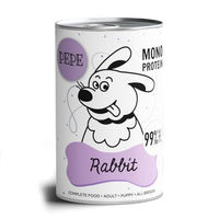 Produktbild von Paka Zwierzaka PEPE Hundefutter Kaninchen Monoprotein Nassfutter 12x 400g - 400 g
