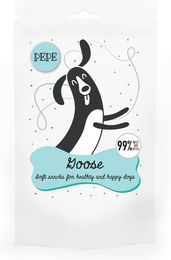 Produktbild von PAKA ZWIERZAKA PEPE Mini Chunkies Zahnpflege-Snack Gans Monoprotein 80g - 80 g