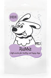 Produktbild von PAKA ZWIERZAKA PEPE Mini Chunkies Zahnpflege-Snack Kaninchen Monoprotein ohne Konservierungsstoffe 80 g - 80 g