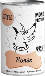 Produktbild von PAKA ZWIERZAKA PEPE Pferd Monoprotein-Nahrung Stückchen in Sauce 400g