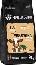 Produktbild von PAKA ZWIERZAKA Seventh Heaven Trockenfutter für erwachsene Hunde mit Rind 9kg - 9 kg