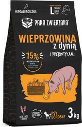 Produktbild von PAKA ZWIERZAKA Seventh Heaven Trockenfutter für Hunde Adult Schwein und Lachs mit Kürbis getreidefrei 3kg