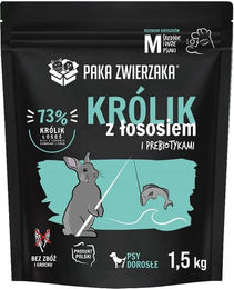 Produktbild von PAKA ZWIERZAKA Seventh Heaven Trockenfutter für Kaninchen mit Lachs getreidefrei und hypoallergen 1,5kg - 1,5 kg