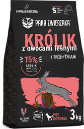 Produktbild von PAKA ZWIERZAKA Seventh Heaven Trockenfutter für Kaninchen mit Lachs und Waldfrüchten getreidefrei 3kg
