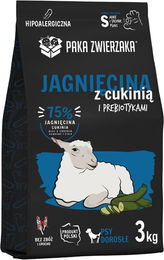PAKA ZWIERZAKA Seventh Heaven Trockenfutter Lamm mit Zucchini für kleine Hunde Adult Getreidefrei Hypoallergen 3kg - 3 kg – Bild 1 von 1