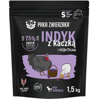 Produktbild von PAKA ZWIERZAKA Seventh Heaven Trockenfutter Mini Pute und Ente für erwachsene Hunde getreidefrei und hypoallergen 1,5 kg - 1,5 kg