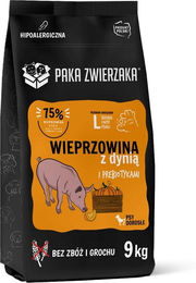 Produktbild von PAKA ZWIERZAKA Seventh Heaven Trockenfutter Schwein und Kürbis für große und mittelgroße Hunde Adult Getreidefrei 9 kg - 9 kg