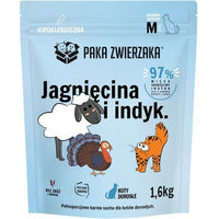 Produktbild von PAKA ZWIERZAKA Trockenfutter Lamm und Truthahn für ausgewachsene sterilisierte Katzen Getreidefrei 1,6 kg