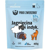 Produktbild von Paka Zwierzaka Trockenfutter Lamm und Truthahn für sterilisiert Katzen Adult Getreidefrei 400 g