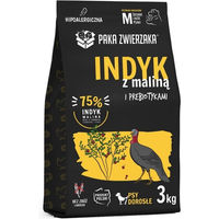 Produktbild von PAKA ZWIERZAKA Trockenfutter Pute für adulte Hunde getreidefrei 3kg