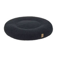 Produktbild von Palopa Hundebett aus Baumwolle Schwarz M/L