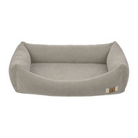 Produktbild von Palopa Hundebett Mini aus Baumwolle Grau XS
