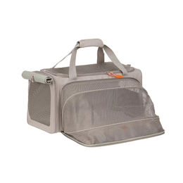 Produktbild von Palopa Hundetragetasche für kleine Rassen aus wasserabweisendem Polyester in Beige Grau