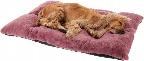 Produktbild von Pamek Hundekorb und Katzenbett aus weichem Polyester in Rosa 100/70 cm