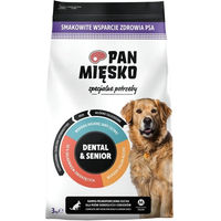 Produktbild von PAN MIĘSKO Dental und Senior Trockenfutter für Hunde mit Rind und Truthahn 3 kg