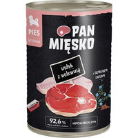 Produktbild von Pan Mięsko Hund Nassfutter Welpe Truthahn und Rind Hypoallergen Getreidefrei 12 x 400 g - 12 x 400 g