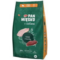 Produktbild von PAN MIĘSKO Hundefutter Adult Truthahn und Ente mit Kräutern hypoallergen 20 kg