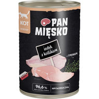 Produktbild von Pan Mięsko Katzen Nassfutter Truthahn mit Kaninchen Getreidefrei Sensitive 12 x 400 g - 12 x 400 g