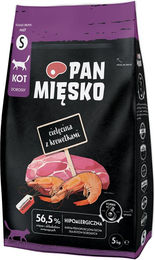Produktbild von Pan Mięsko Katzenfutter Adult Kalb mit Garnelen 2 x 5 kg - 2 x 5 kg