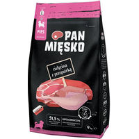 Produktbild von Pan Mięsko Large Puppy Hundefutter Kalb mit Wachtel für große Rassen Welpen glutenfrei 9 kg - 9 kg