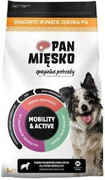 Produktbild von PAN MIĘSKO Mobility and Active Getreidefreies Trockenfutter mit Schwein und Ente für adulte Hunde 3 kg